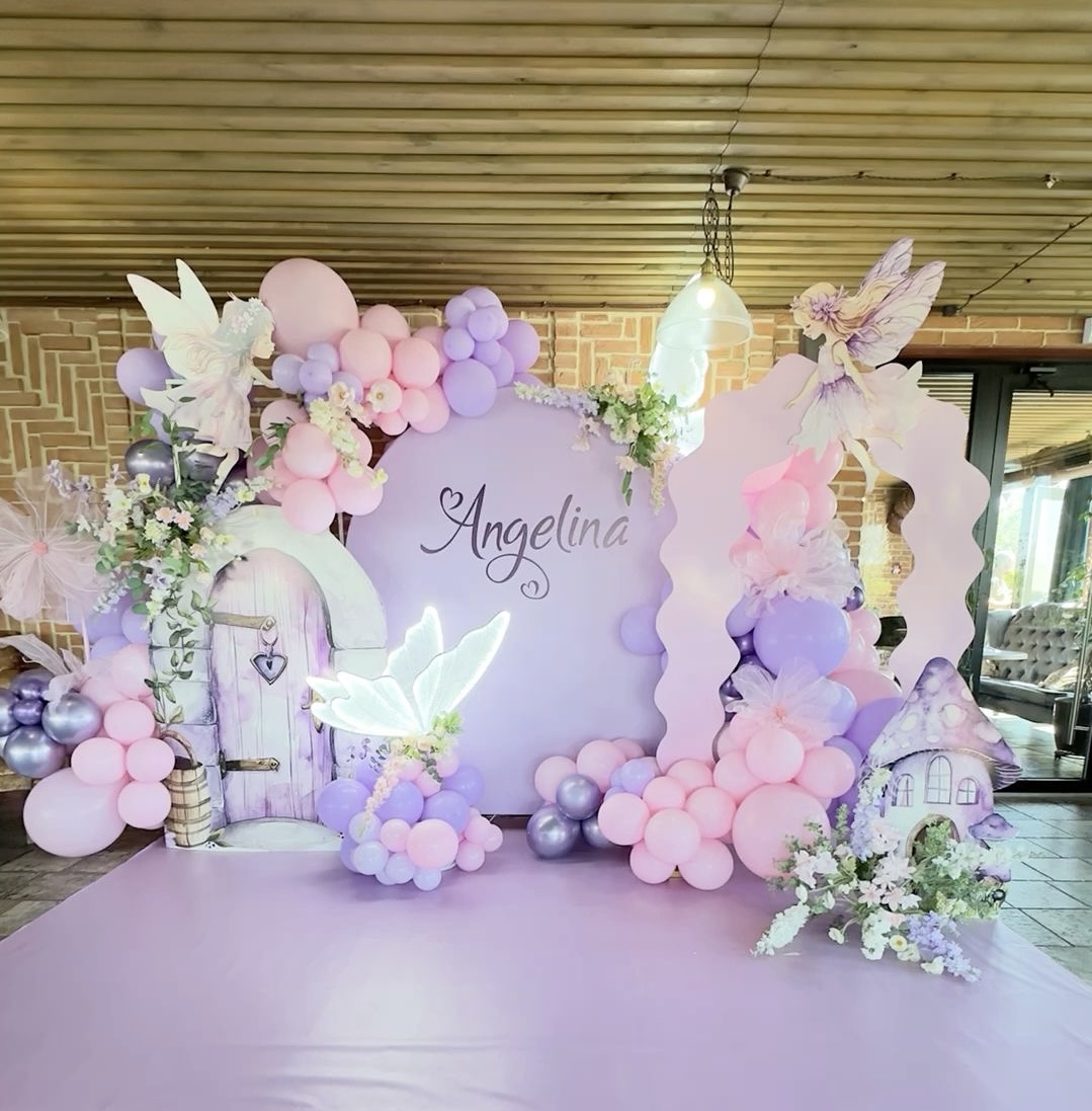 Fairy Purple & Pink Backdrop