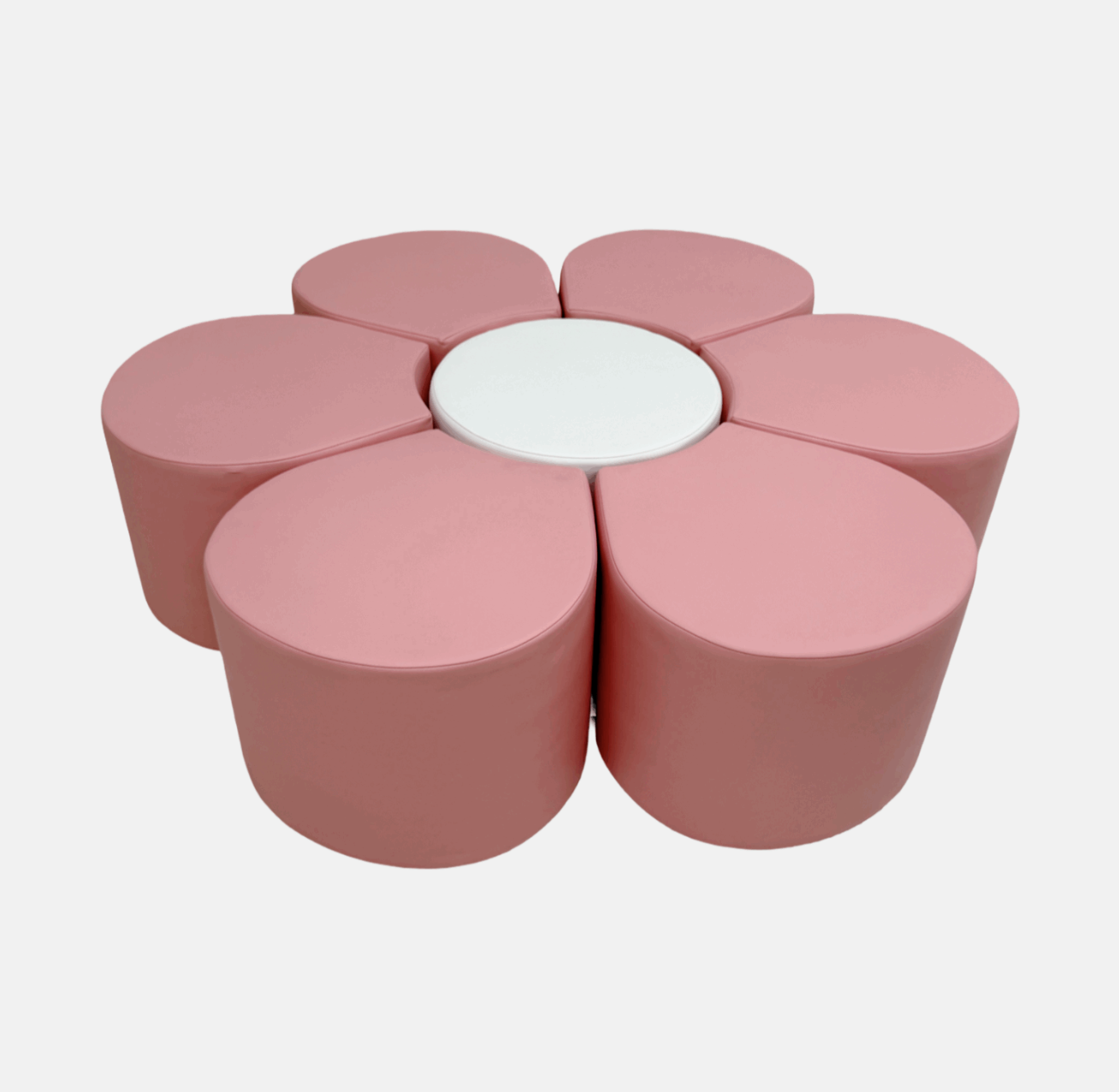 Big Soft Flower 7 pcs Stool Set