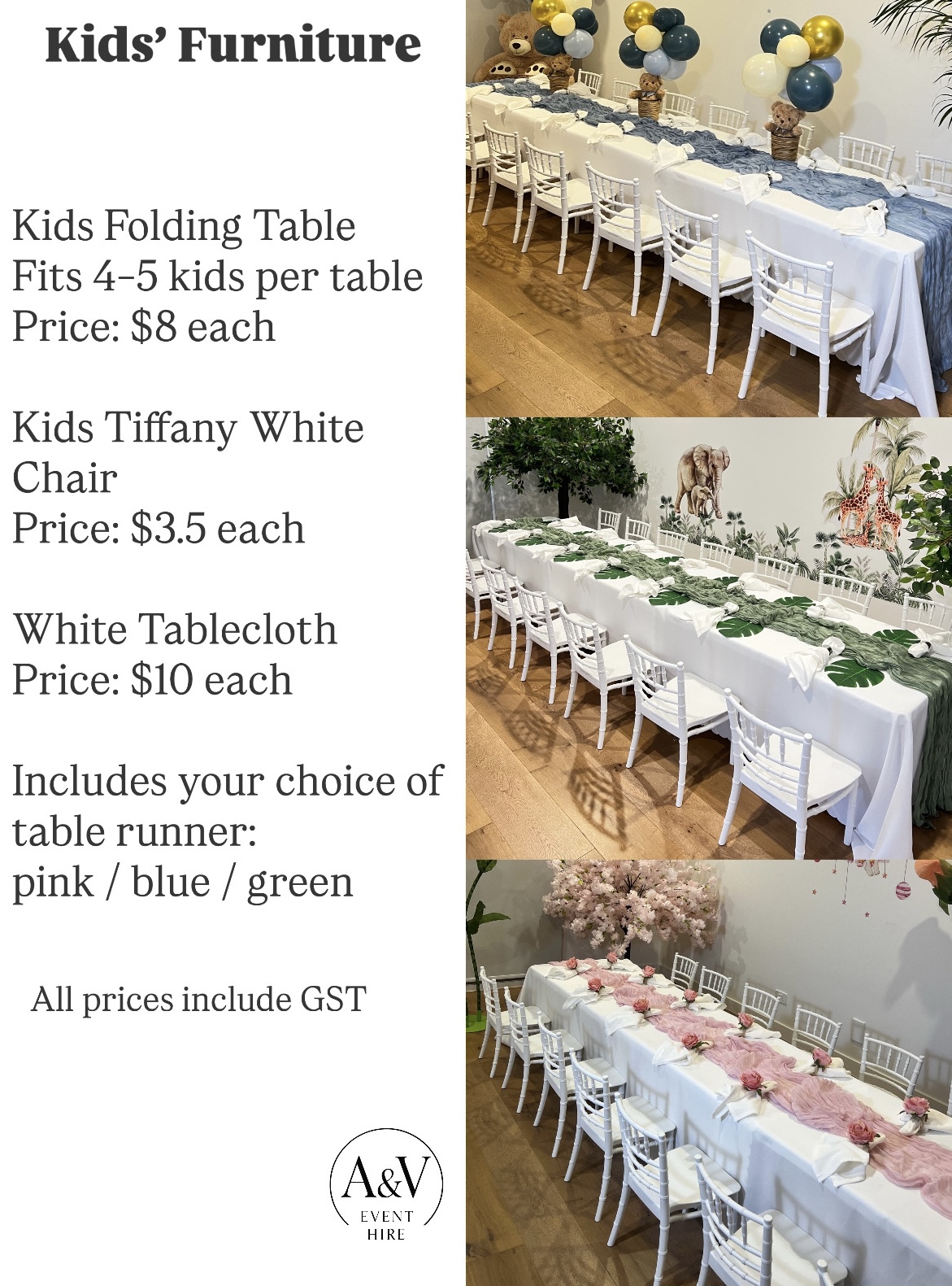 Kids Folding Table