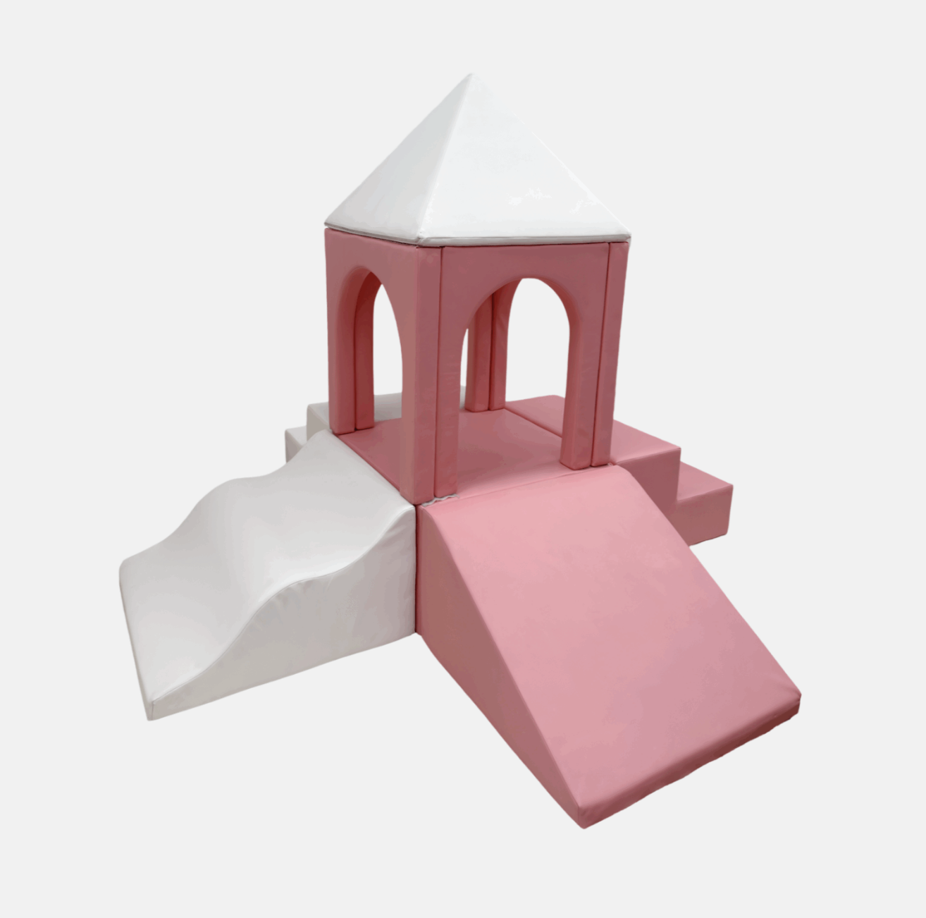 Soft Play Castle White & Pink