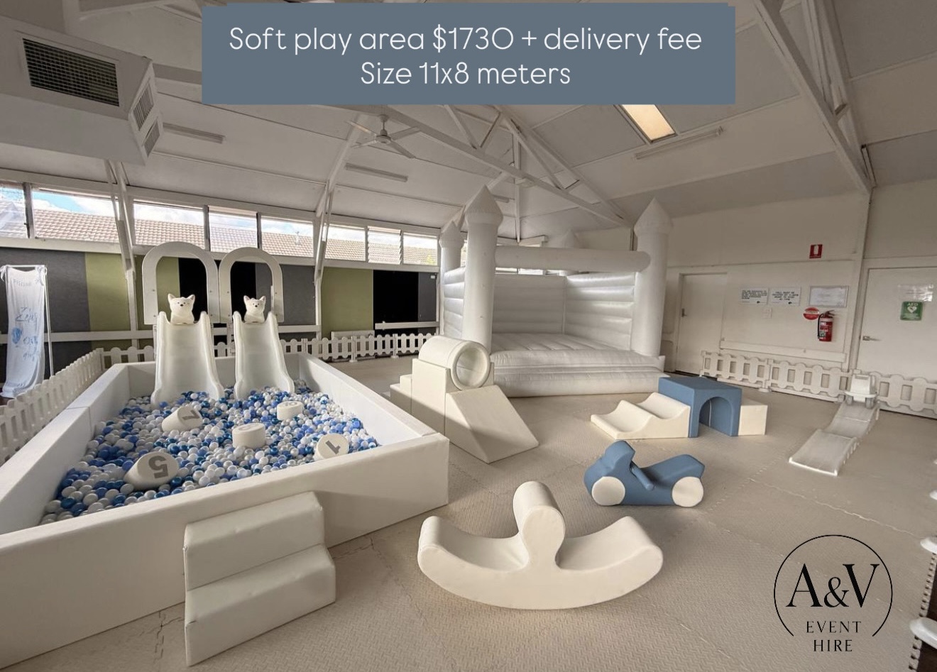 Grand Ballroom soft play set, 11×8 meters