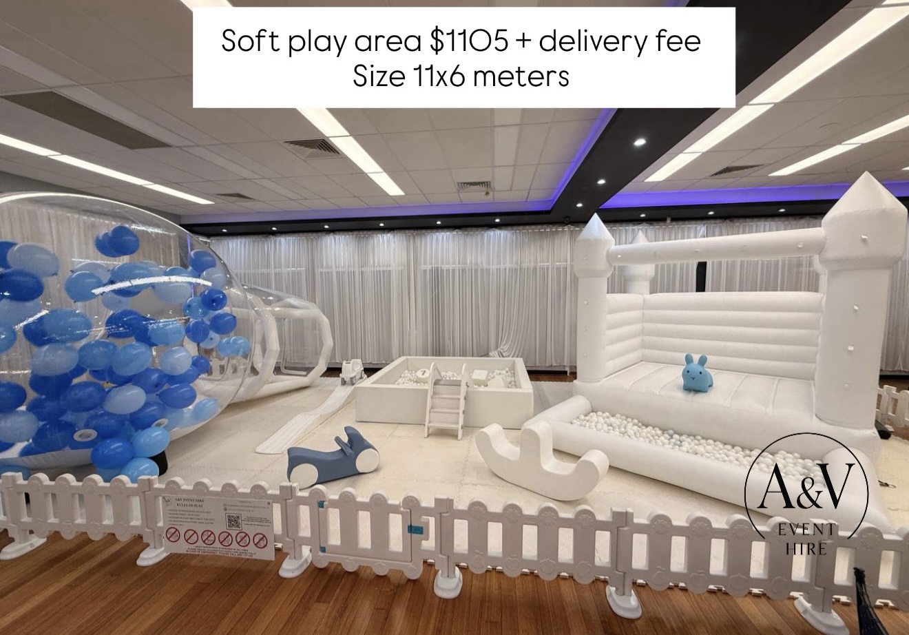 Grand Bubble soft play set, 11×6 meters