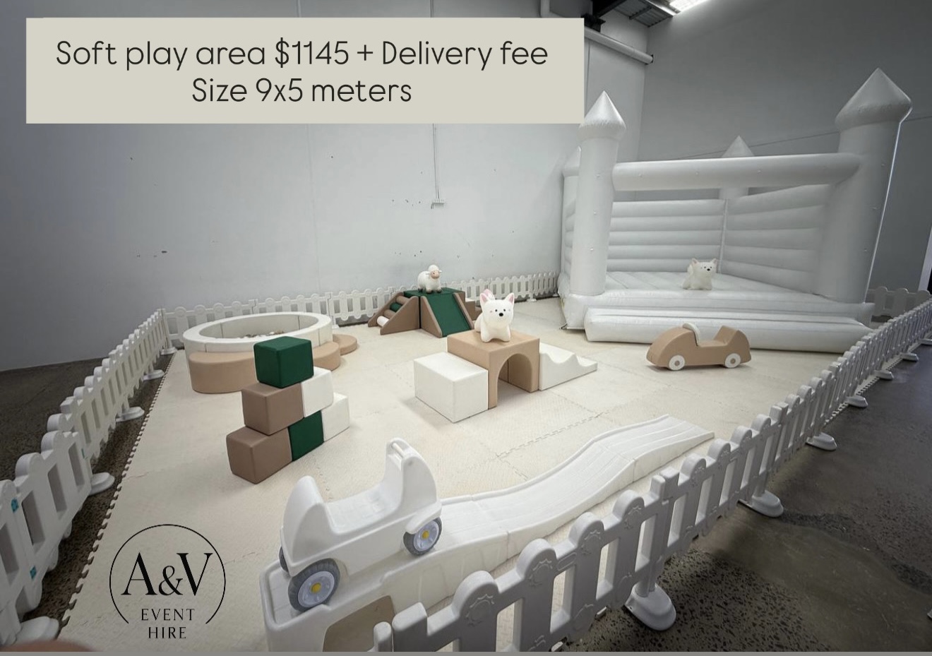 Emerald Grand soft play set, 9×5 meters