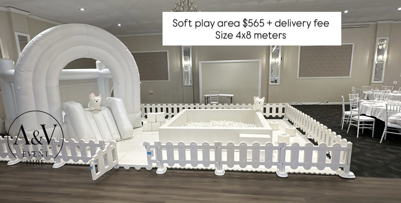 Snow White Lane soft play set, 4×8 meters